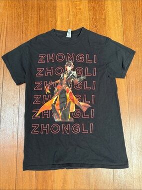Genshin Impact Zhongli Graphic T-Shirt Men’s Size